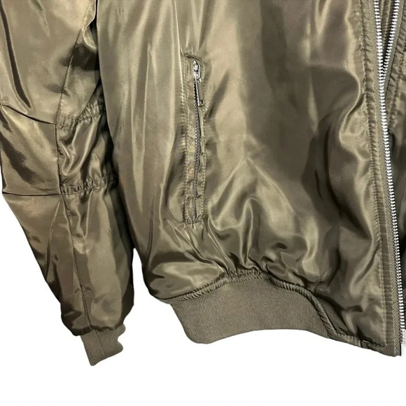 NWT Maurices Olive Bomber Jacket
Size Large - Picture 3 of 9